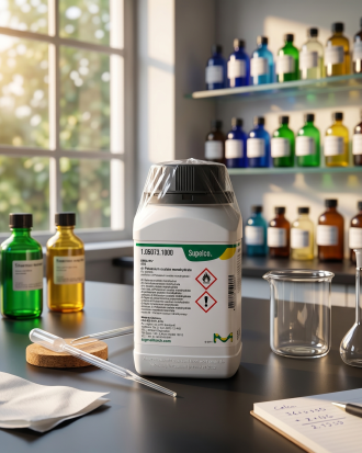 Di-Potassium Oxalate Monohydrate ACS Merck Supelco 105073 adalah bahan kimia analytical grade berkualitas tinggi untuk kebutuhan laboratorium, penelitian, quality control (QC), pendidikan, dan aplikasi industri. Memenuhi standar ACS reagent sehingga cocok digunakan untuk analisis kimia, preparasi reagen, dan aplikasi laboratorium profesional.