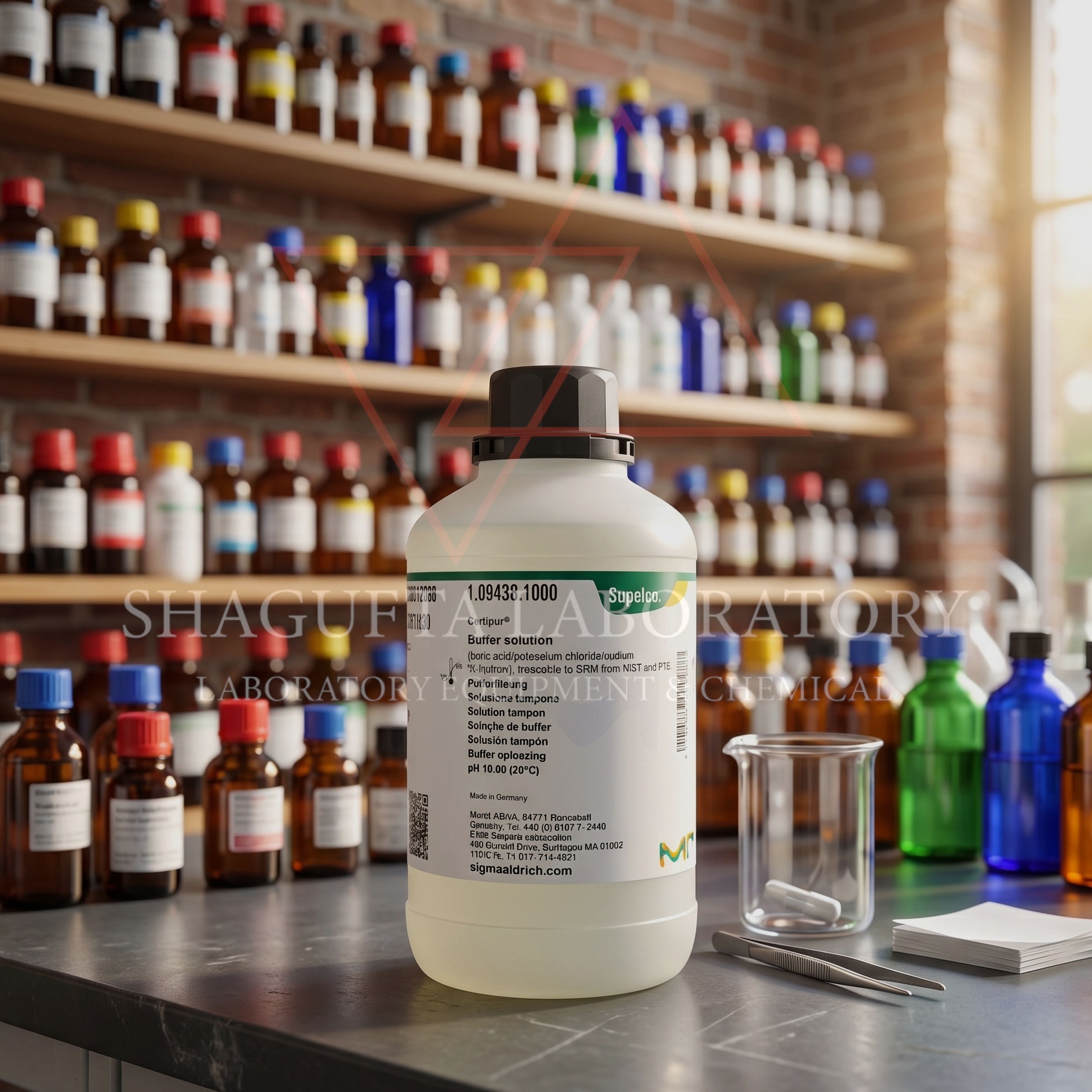 Supelco Certipur Buffer Solution pH 10.00 109438.1000 Traceable to NIST & PTB | Buffer Calibration Solution 50ML (REPACK)