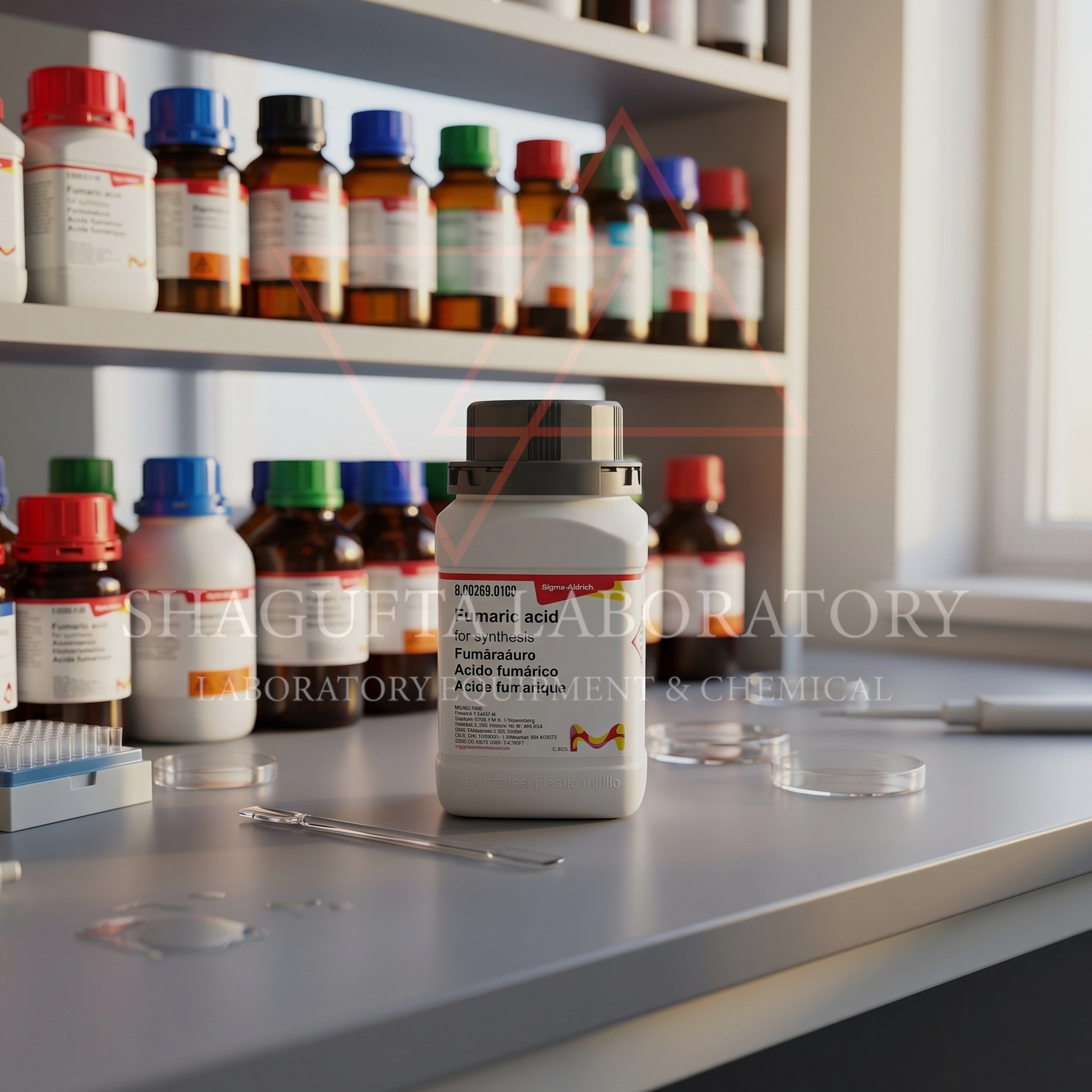 Fumaric Acid for Synthesis Sigma-Aldrich 8.00269.0100 | Reagent Grade Laboratory Chemical – Shagufta Laboratory