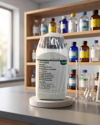 Ammonium Acetate EMSURE® Merck 101116 500g – Reagen Analisis Laboratorium ACS Ph Eur