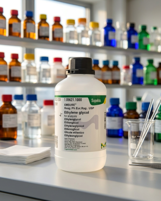 Supelco EMSURE Ethylene Glycol for Analysis 1096211000 Reag. Ph Eur USP | Ethylene Glycol Laboratory Grade