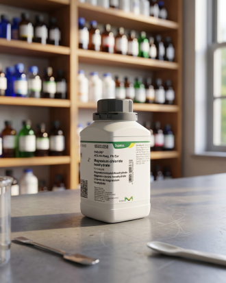 Magnesium Chloride Hexahydrate EMSURE® Merck 105833 merupakan reagen kimia laboratorium berkualitas tinggi grade ACS, ISO, dan Ph Eur untuk kebutuhan analisis, penelitian, quality control, preparasi larutan, dan aplikasi industri profesional. Cocok digunakan pada laboratorium pendidikan, farmasi, penelitian, dan institusi industri.
