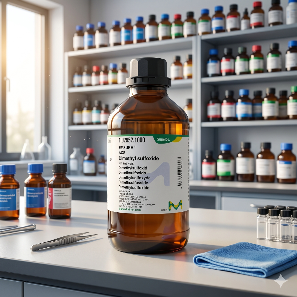 Dimethyl Sulfoxide DMSO EMSURE ACS Supelco 50ML Merck untuk Analisis Laboratorium (REPACK)