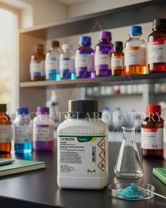 Copper(II) Sulfate Pentahydrate EMSURE® ACS Merck Supelco adalah bahan kimia analytical grade berkualitas tinggi untuk kebutuhan laboratorium, penelitian, quality control, pendidikan, dan aplikasi industri. Produk ini memiliki kemurnian tinggi dan cocok digunakan untuk analisis kimia, preparasi reagen, sintesis, dan penelitian material.