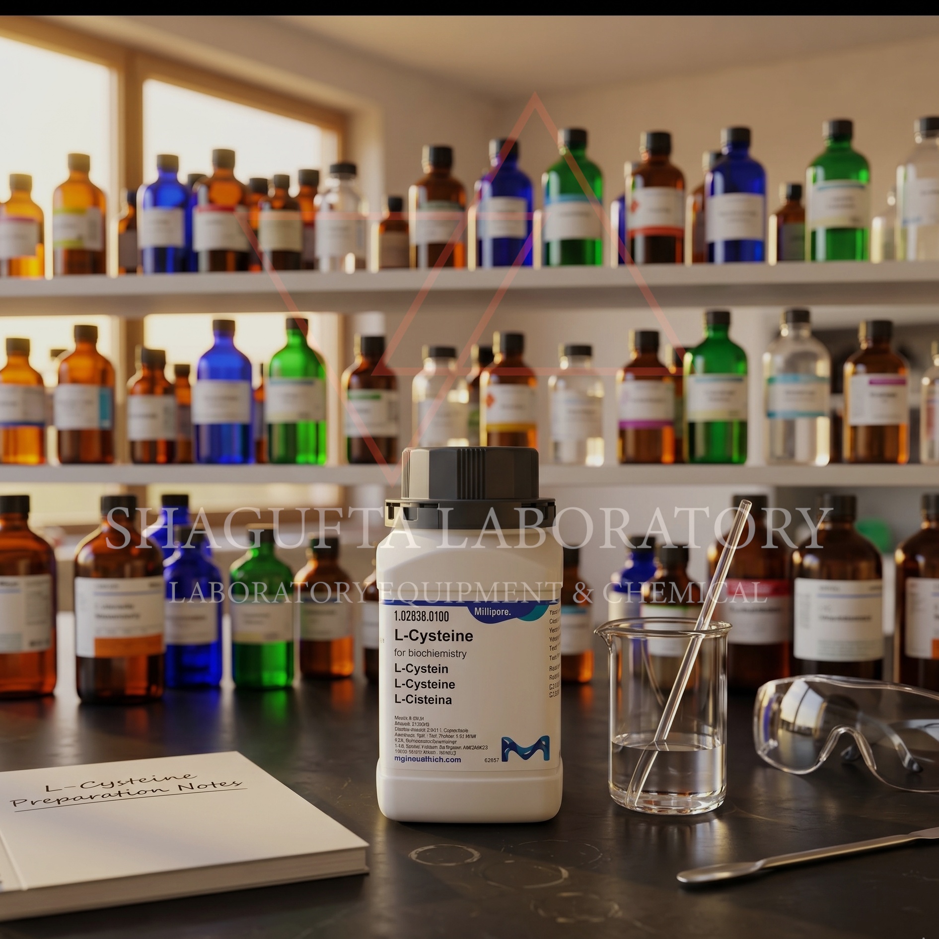 L-Cysteine for Biochemistry Supelco Merck merupakan reagen laboratorium berkualitas tinggi untuk aplikasi biokimia, mikrobiologi, penelitian, quality control, pendidikan, dan industri. Cocok digunakan untuk kebutuhan analisis laboratorium profesional dengan standar mutu terpercaya.