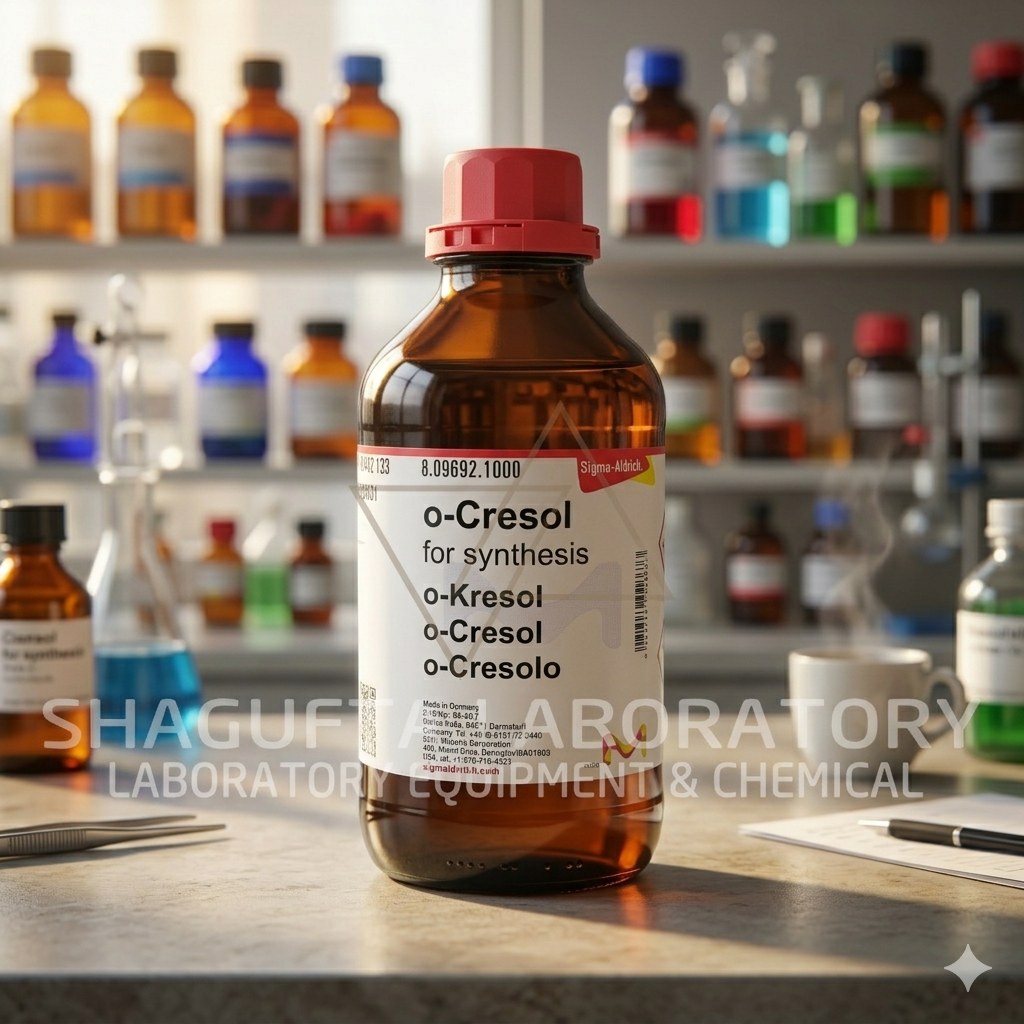 o-Cresol for Synthesis merupakan bahan kimia laboratory grade berkualitas tinggi yang digunakan untuk sintesis organik, penelitian laboratorium, quality control, formulasi kimia, dan aplikasi industri. Cocok digunakan pada laboratorium penelitian, pendidikan, QC industri, dan pengembangan produk kimia.