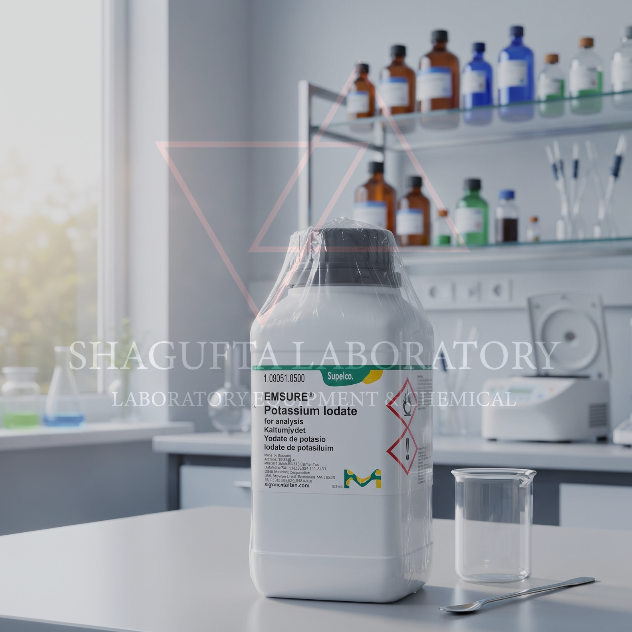 Potassium Iodate ACS ISO Reag. Ph Eur for Analysis – Kalium Iodat Pro Analisis Merck 105051 500Gram