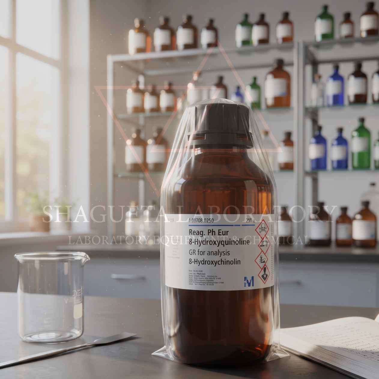 8-Hydroxyquinoline 5gr Merck 107098 Grade for Analysis – 8-Hydroxyquinoline | 8-Hidroksikuinolin | Oxine | C9H7NO | Reagen Laboratorium (REPACK)