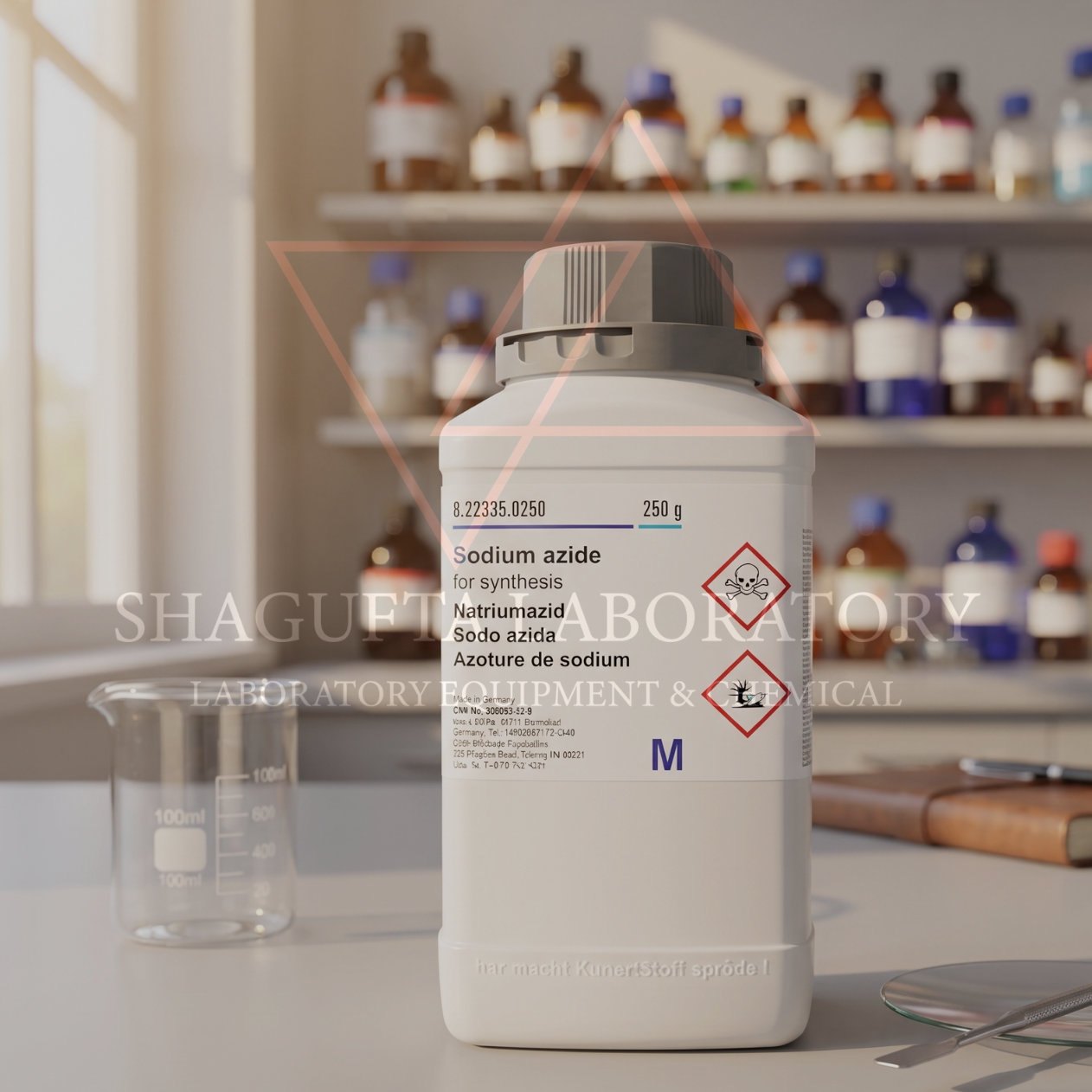 Merck Sodium Azide for Synthesis 250 g 822335 – Sodium Azide Laboratory Chemical Reagent