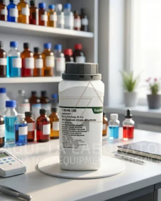 Merck EMSURE® 106448 Grade for Analysis – Tri-Sodium Citrate Dihydrate 50GR / Trisodium Citrate Dihydrate / Natrium Sitrat Tribasa Dihidrat / Sodium Citrate Dihydrate / Citric Acid Trisodium Salt Dihydrate / Na₃C₆H₅O₇·2H₂O (REPACK)