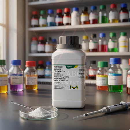 Merck Tin(IV) Oxide 107818 250g – Stannic Oxide / Timah(IV) Oksida / Tin Dioxide (SnO₂) Laboratory Grade
